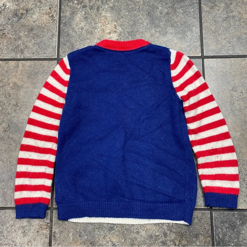 Baby/Toddler Boden Snowman Holiday/Christmas Crewneck Sweater Size 3-4Y - Picture 3 of 4